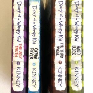 Diary of a Wimpy Kid books 5 6 7 8